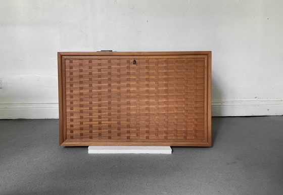 Image 1 of Poul Cadovius Teak houten secretaire Element Container Cado