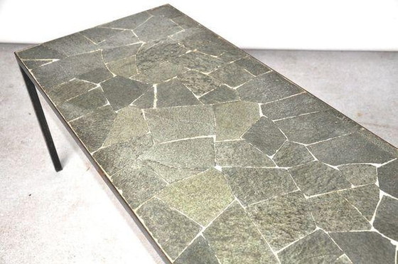 Image 1 of Stenen salontafel groen grijs
