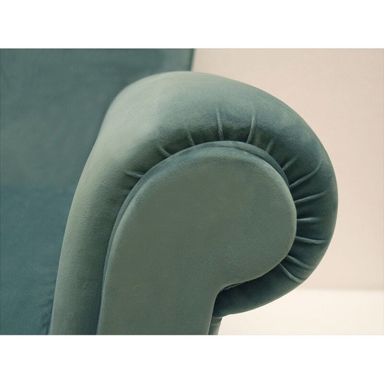 Image 1 of Vintage fluwelen fauteuil van Ico Parisi, 1950