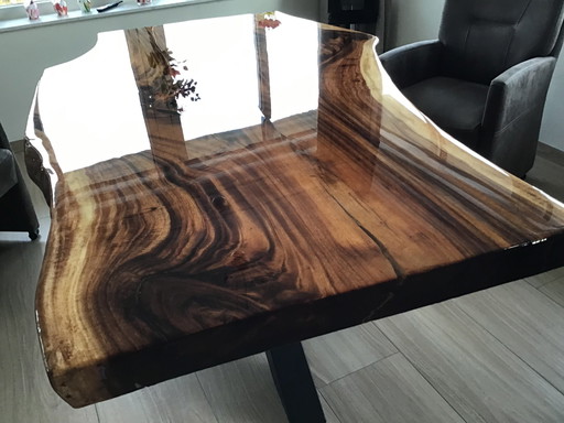 Moderne Boomstam Eettafel