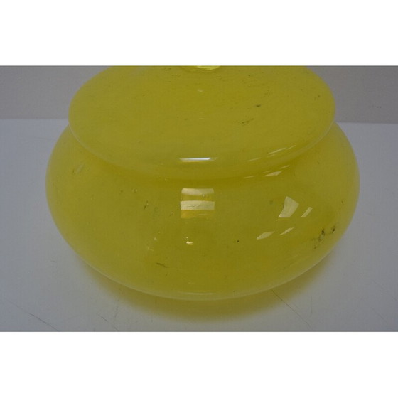 Image 1 of Glazen pot uit Mid Century van Novy Bor, Tsjecho-Slowakije 1960