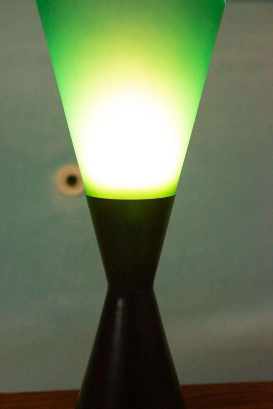 Image 1 of Vintage designlamp jaren 70/80, memphis style diabolo