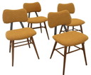 4x stoelen eetkamerstoelen 'Ingon' vintage 