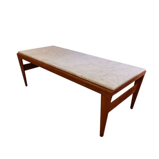 Vintage salontafel met verlengstuk van Illum Wikkelsø, Denemarken 1960