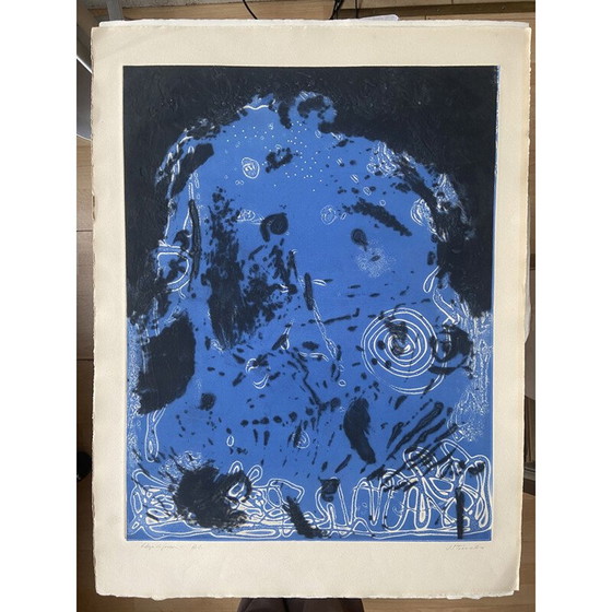 Image 1 of Oude carborundumgravure door Juan Jose Torralba, 1950