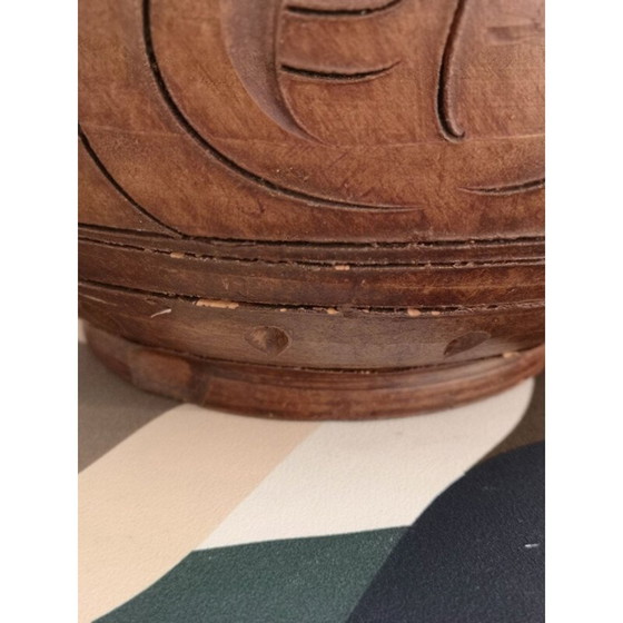 Image 1 of Vintage terracotta kan met geglazuurde binnenkant