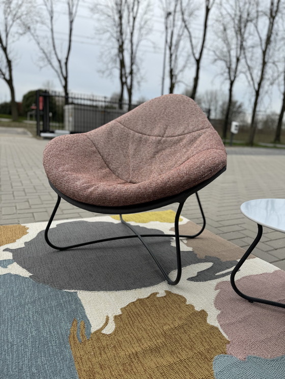 Image 1 of Label Hidde Fauteuil binnen en buiten Stoel Rood