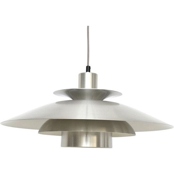 Image 1 of Vintage zilveren hanglamp, 1970