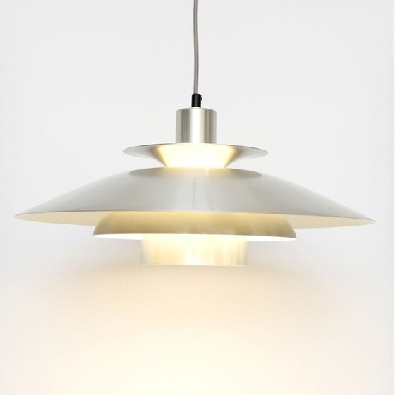 Image 1 of Vintage zilveren hanglamp, 1970