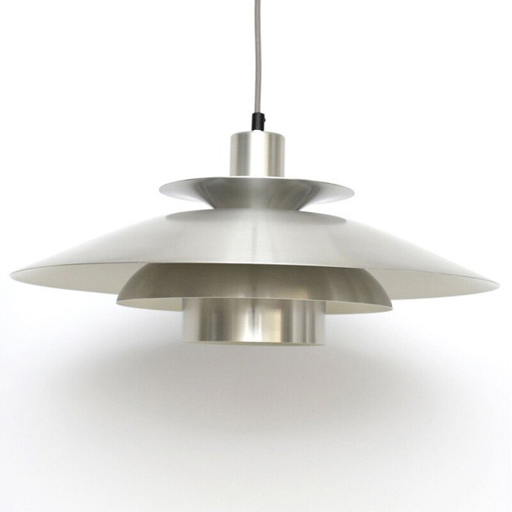 Image 1 of Vintage zilveren hanglamp, 1970