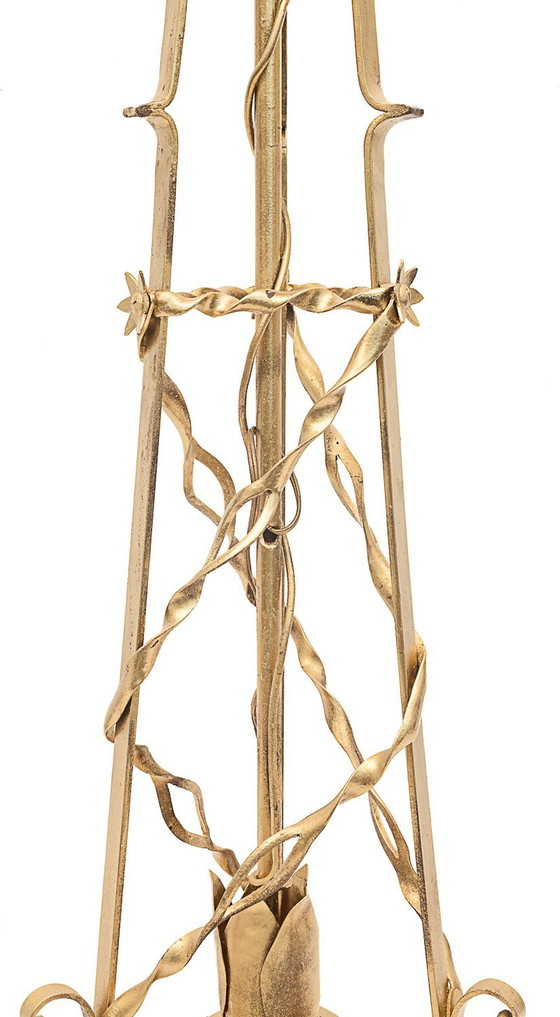 Image 1 of Smeedijzeren vloerlamp, Merceris, 1950