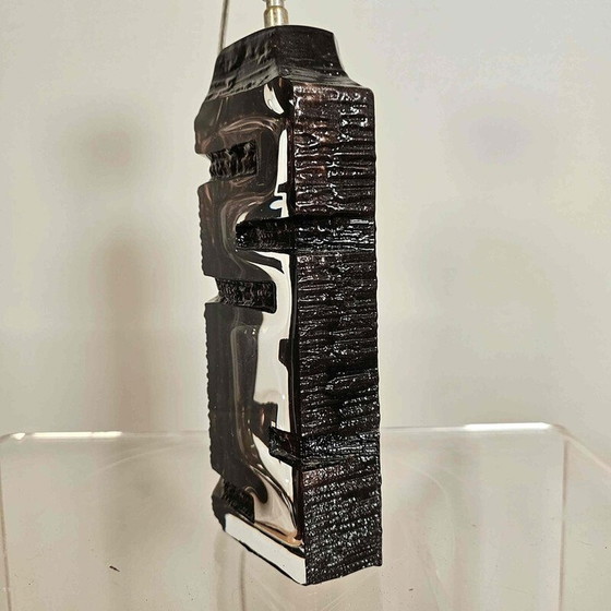 Image 1 of Vintage Argos kristallen lampenvoet, 1970