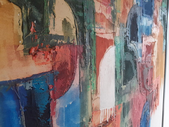 Image 1 of Abstract Schilderij Van Maurits Mihor