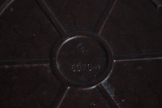 Image 1 of Bruin bakelieten schaaltje van BTKI Gent, België 1930