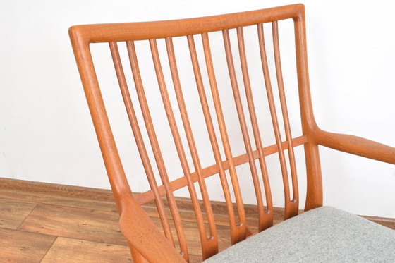 Image 1 of Eiken Ml33 Schommelstoel Door Hans J. Wegner Voor A/S Mikael Laursen, 1950S