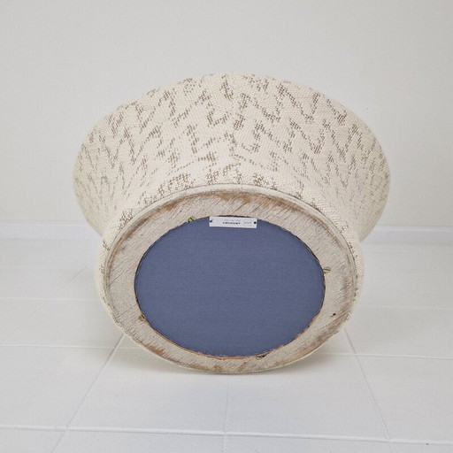 Vintage paddenstoel fauteuil en voetenbank van Pierre Paulin voor Artifort, jaren 1960