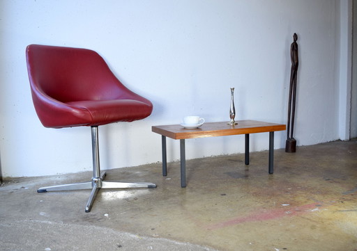 Vintage Teak Bijzettafel Salontafel 1960