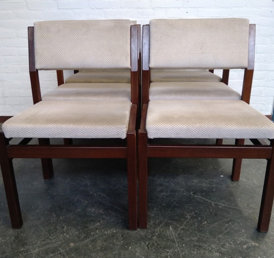 Image 1 of 6X Pastoe Sa07 Eetkamerstoelen