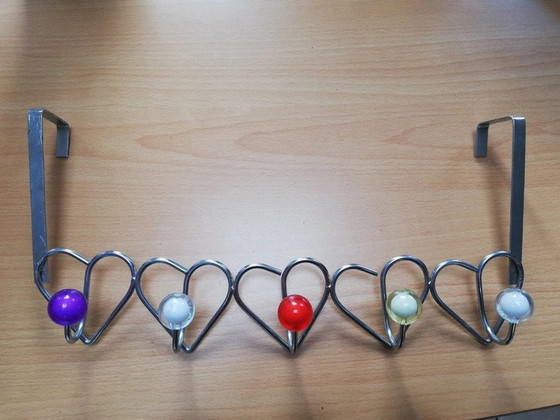 Image 1 of Spoetnik Deur Kapstok Met  Gekleurde  Ballen 