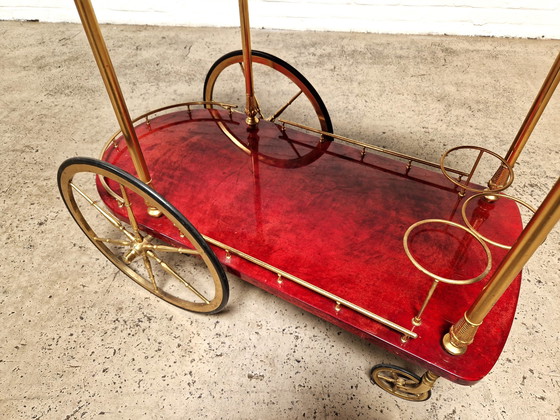 Image 1 of Aldo Tura Barcart Trolley, Italy 1960