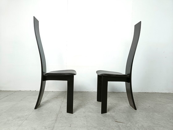 Image 1 of 8x Rob & Dries van den Berghe eetkamerstoelen