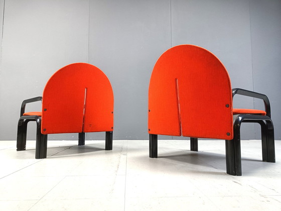 Image 1 of Paar Gae Aulenti '54 L' fauteuils voor Knoll International, 1970S