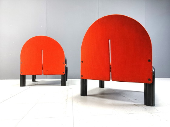 Image 1 of Paar Gae Aulenti '54 L' fauteuils voor Knoll International, 1970S