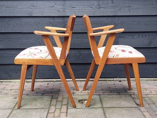 2x Vintage Stoeltjes