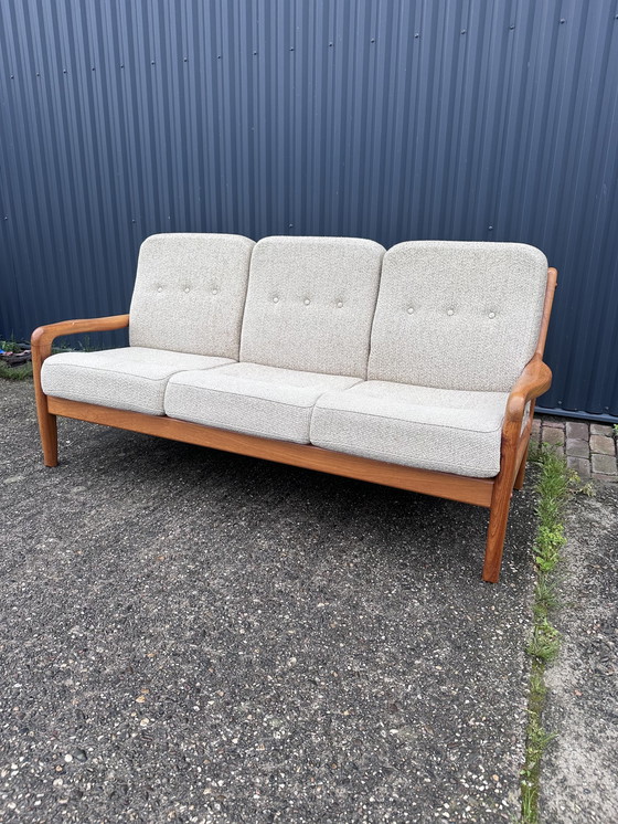 Image 1 of Vintage 3 zits bank teak 