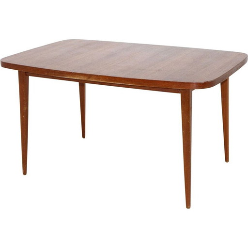Vintage teakhouten eettafel, Zweden 1960