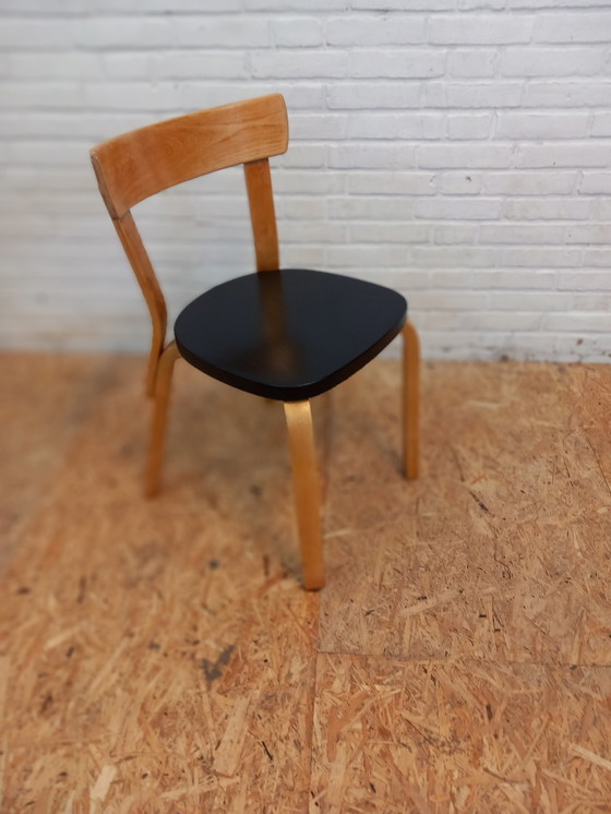 Image 1 of Set van 6 Alvar Aalto Nr. 69 stoelen Finmar