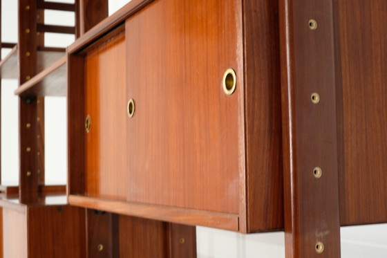 Image 1 of Vintage wandbibliotheek/wandkast in teak