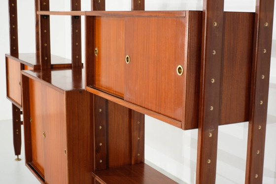 Image 1 of Vintage wandbibliotheek/wandkast in teak