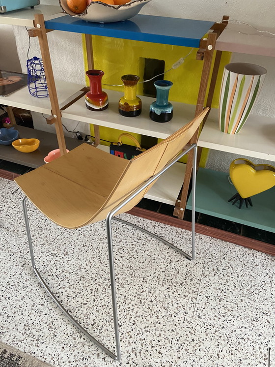 Image 1 of Twee Finse Design Stoelen Van Teemu Jårvi In Berkenfineer Uit 2000