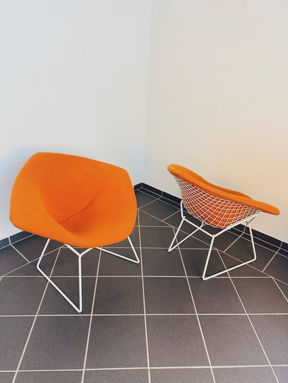 Image 1 of 2x Bertoia Diamond Stoel van Knoll