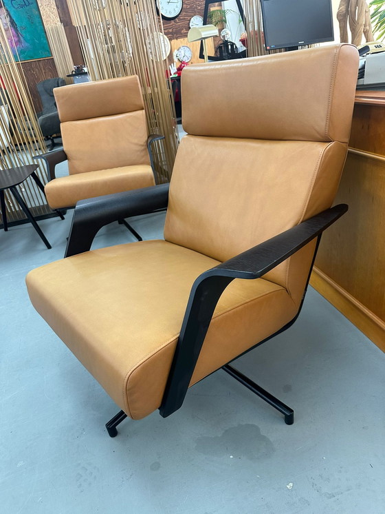 Image 1 of 1x Harvink de Kaap Fauteuil Cognac/Zwart