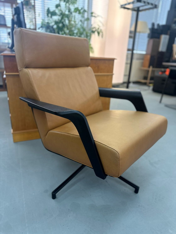 Image 1 of 1x Harvink de Kaap Fauteuil Cognac/Zwart