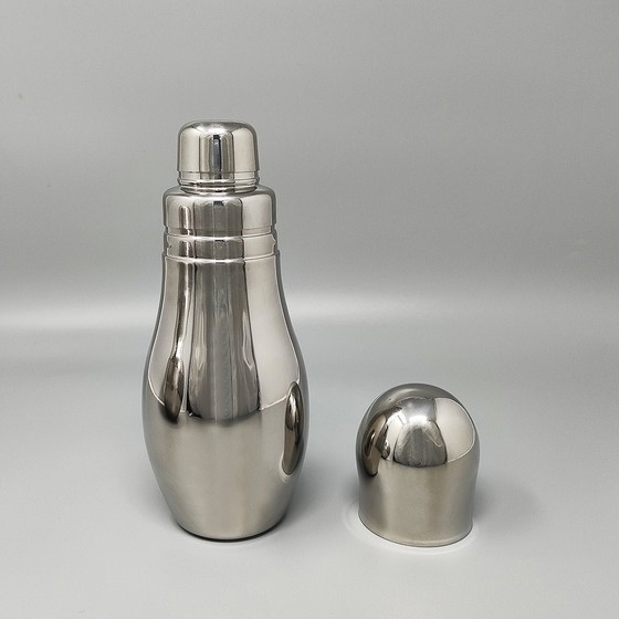 Image 1 of 1970S Prachtige "Bowling" cocktailshaker met ijsemmer Tauma van Guzzini. Gemaakt in Italië