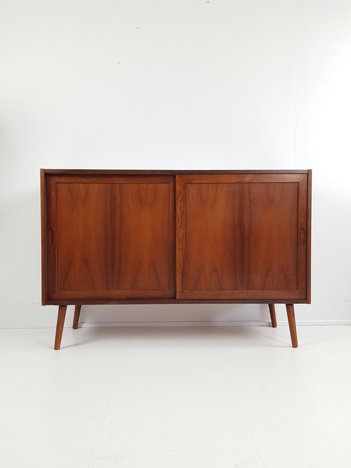 Vintage Deens wastafel meubel | palissander sideboard 