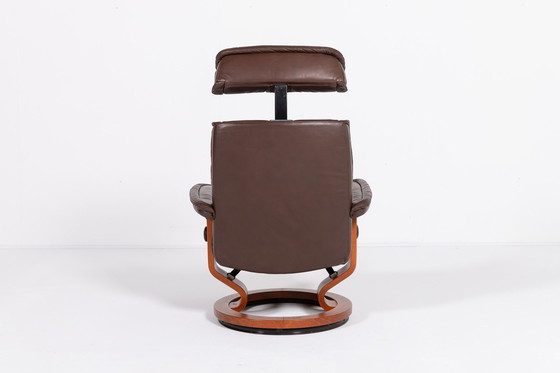 Image 1 of Scandinavische design loungestoel 'Stressless' van Ekornes