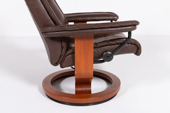 Image 1 of Scandinavische design loungestoel 'Stressless' van Ekornes