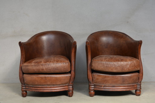  2 X Flamant Fauteuils