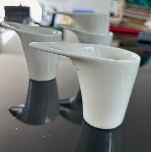 4x Alessi Faitoo Boatoo Espresso Kopjes