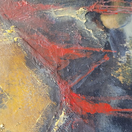 Image 1 of Vintage schilderij "H5" van Andrés Mende, 2017