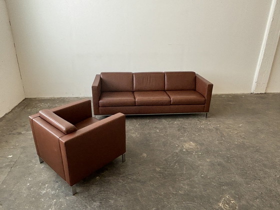 Image 1 of Walter Knoll Foster leergroep Cognac