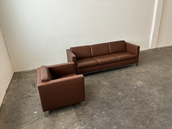 Image 1 of Walter Knoll Foster leergroep Cognac