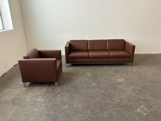 Image 1 of Walter Knoll Foster leergroep Cognac