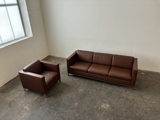 Image 1 of Walter Knoll Foster leergroep Cognac