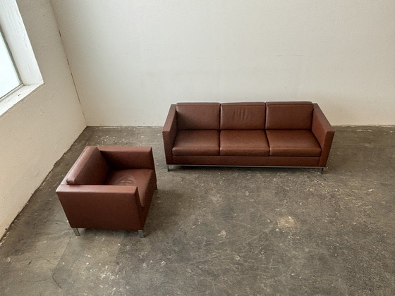 Image 1 of Walter Knoll Foster leergroep Cognac