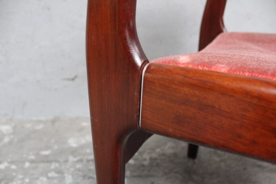 Image 1 of 4 X Mid-Century Rosewood Erik Buch Dining Chairs